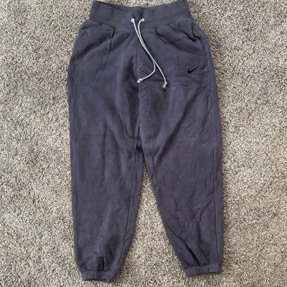 Men’s Small Nike Purple Heavy Cotton Cuffed Sweatpants